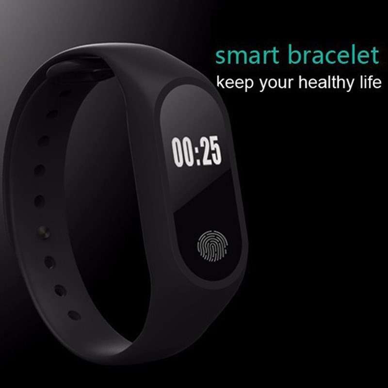 Sport Fitness Watch Bracelet Sports Walking Run Step Counter