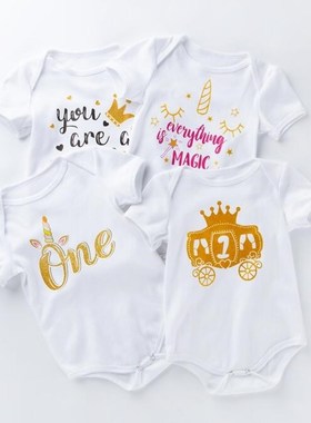 baby boy summer 0-18months girl romper birthday gift overall