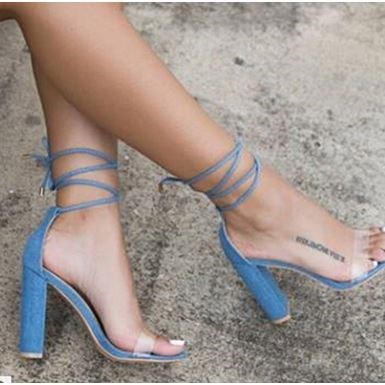 Ladies High Heels Sandals Women strap pumps plus size 43 42