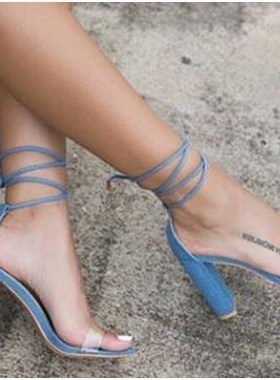 Ladies High Heels Sandals Women strap pumps plus size 43 42