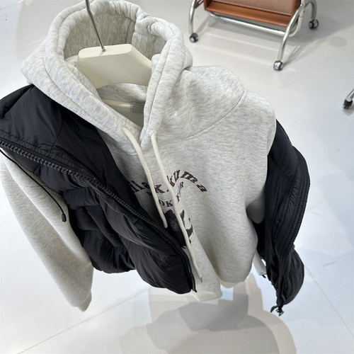 韩系趣味卡通猫咪印花卫衣女宽松百搭休闲加绒保暖连帽上衣25秋冬