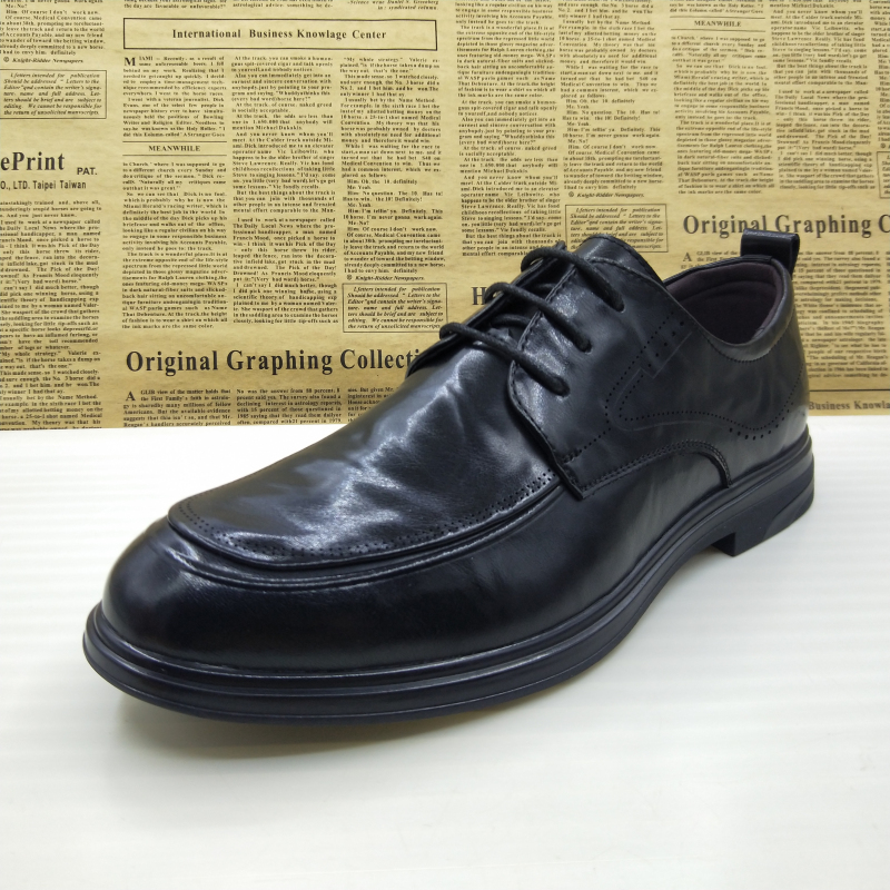 德比鞋防滑透气软底休闲男鞋