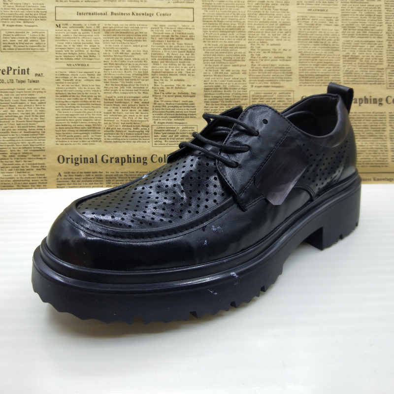 商务正装英伦风软底百搭男皮鞋