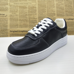 撤柜真皮里外全皮软底厚底休闲板鞋 防滑系带百搭透气帅气上线男鞋