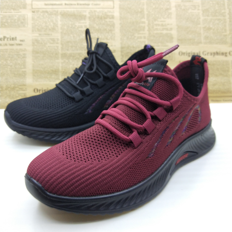 猪皮脚垫跑步鞋软底轻便女鞋