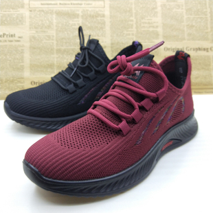 软底轻便女鞋 撤柜清仓高品质飞织休闲运动鞋 真皮猪皮脚垫跑步鞋