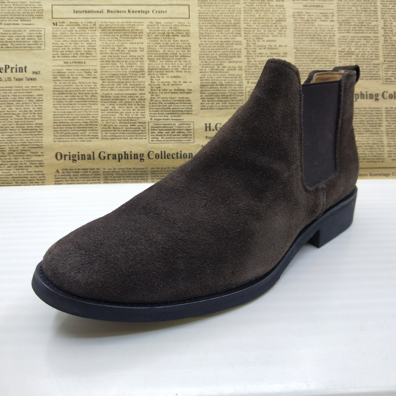 40码孤品清仓反绒牛皮平底软底休闲短筒马丁靴切尔西防滑百搭男靴,流行男鞋,马丁靴,淘宝优惠券,粉丝福利购,淘宝优惠卷