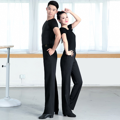 交谊舞摩登舞拉丁舞裤男女异方