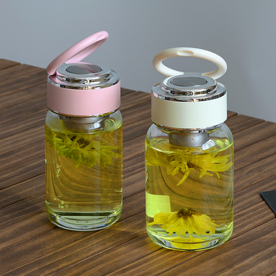 高颜值玻璃水杯矮胖杯子2025新款