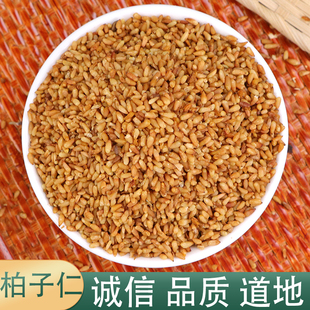 柏子仁纯仁不加壳侧柏仁500克包邮中药材免费磨粉