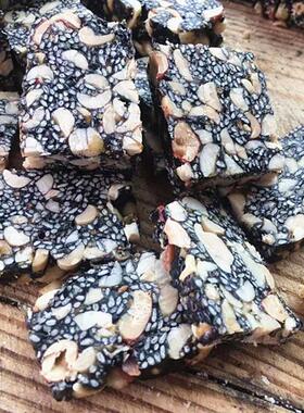 义乌黑芝麻花生糖酥传统手工糕点特产点心休闲零食500g又香又酥