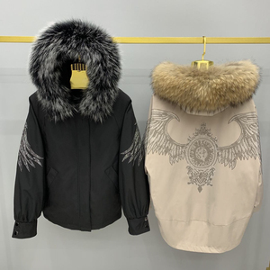 派克服女韩版皮草外套可拆卸内胆