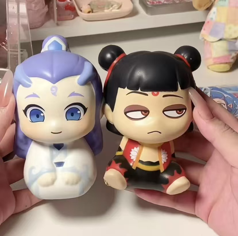 哪吒之魔童闹海周边玩具摆件慢回弹儿童敖丙同款公仔解压手办