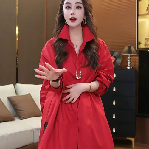 气质慵懒高级感长袖衬衫女2025秋季新款大码胖MM洋气衬衣百搭上衣
