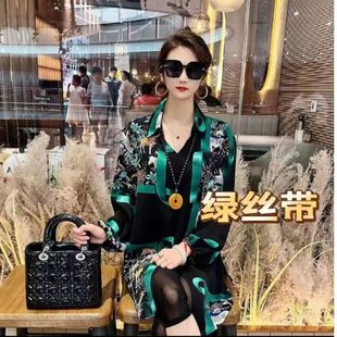 休闲宽松大衫 2025早春款 时髦妈妈装 洋气减龄韩版 洋气花色套头衬衫