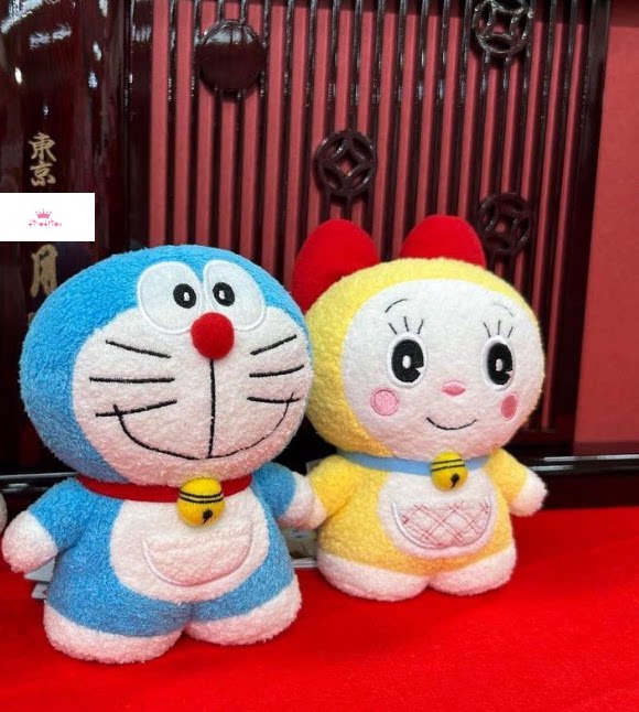 日本代购 哆啦a梦机器猫哆啦美 可爱毛绒公仔人偶布偶布娃娃