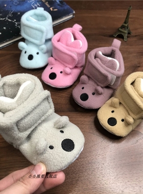 秋季新品0-1岁男女宝宝魔术贴软底婴儿步前鞋婴儿鞋学步鞋不掉鞋