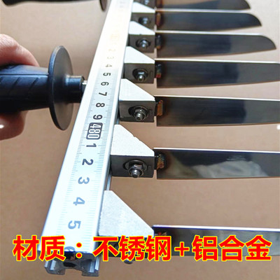 豆腐排刀平均分块桂花糕猪血鸭血