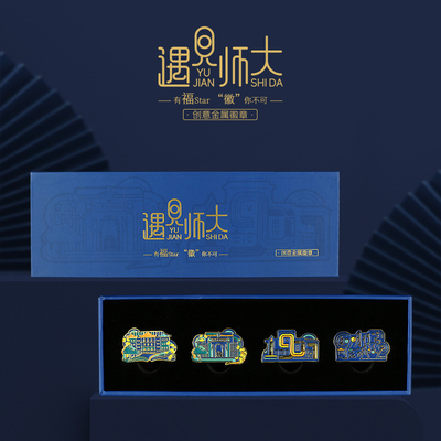 福建师范大学徽章礼品礼物伴手礼