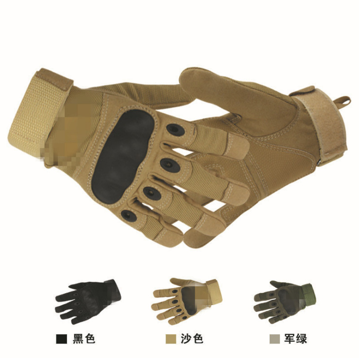 户外战术手套 全指手套黑鹰特种兵防滑全指春夏作战健身手套