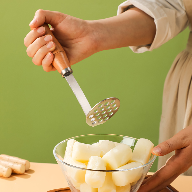 山药压泥器食品级土豆碾泥捣泥器304不锈钢捣碎辅食糕点压土豆泥