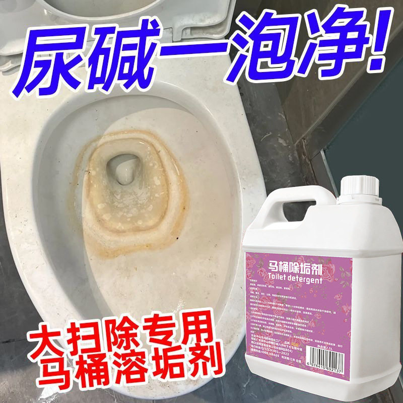鸿鹏发大扫除专用马桶除垢剂洗厕所强力去污去黄渍溶垢剂瓷砖
