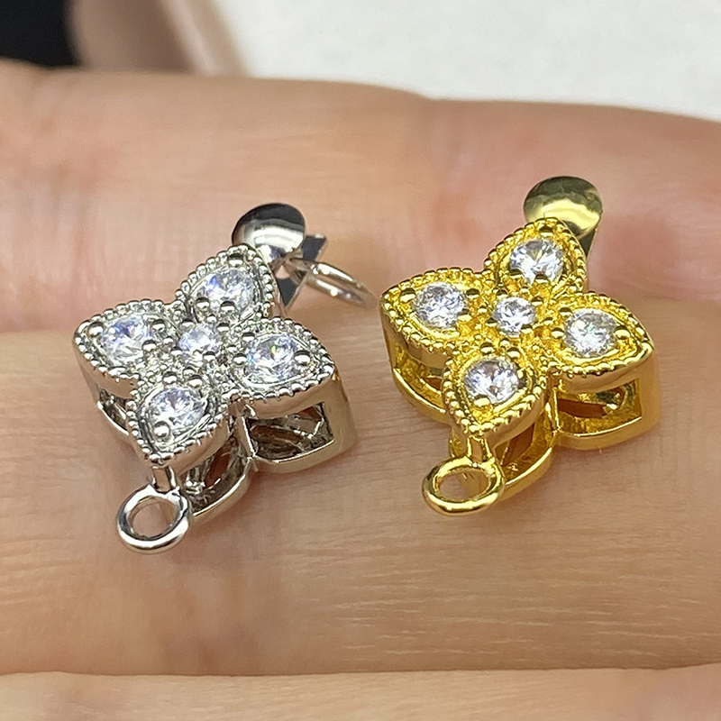 项链扣子迷你花朵扣头工厂特价