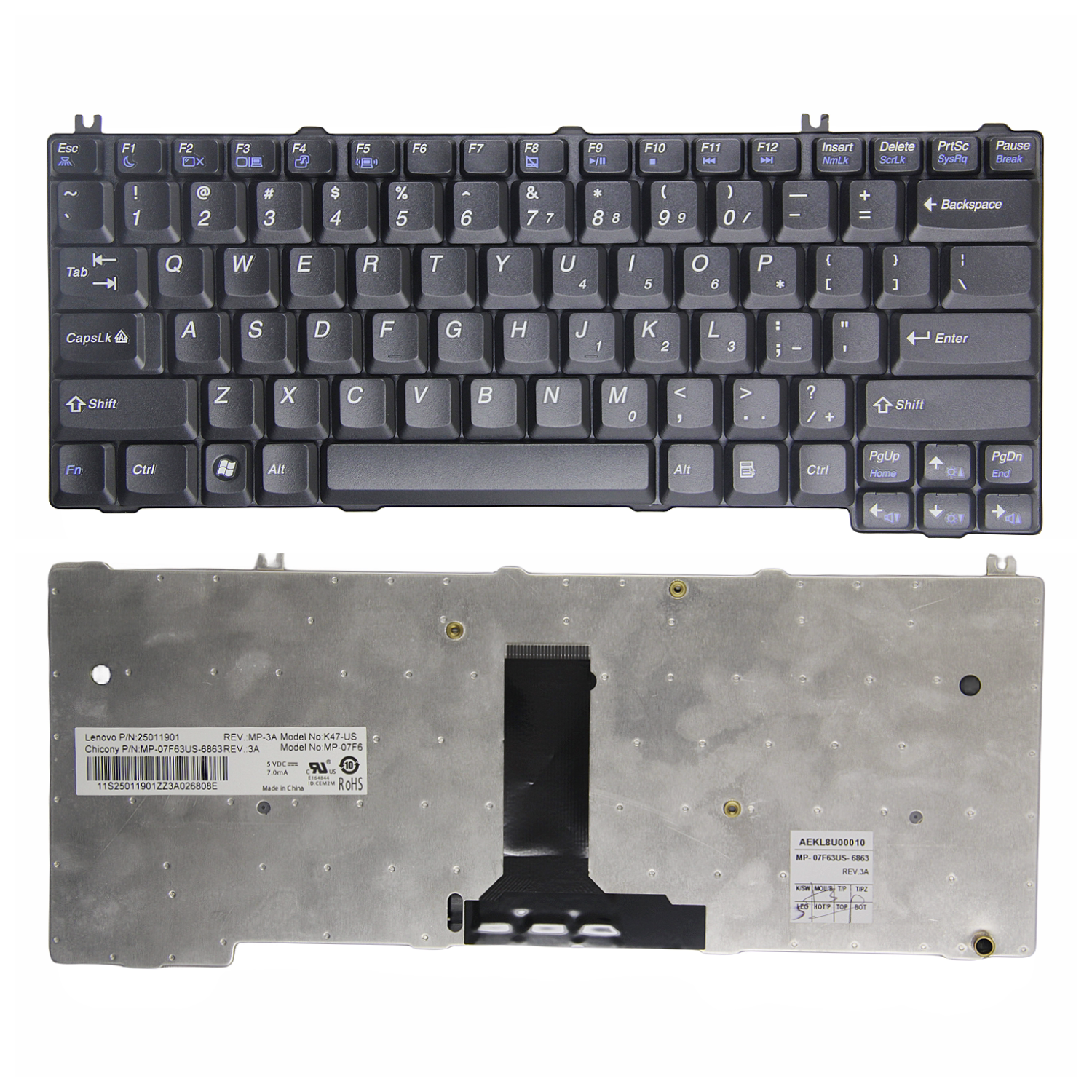 适用联想昭阳 k41g e41 e46l k42a k46g e42l e43 k43 e47键盘k47