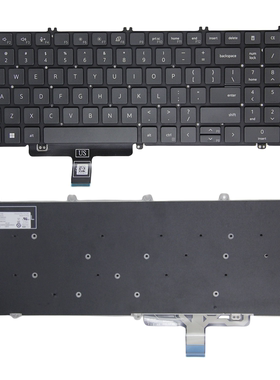适用 Dell戴尔 Precision 3560 3561 3590 3591 P104F 笔记本键盘