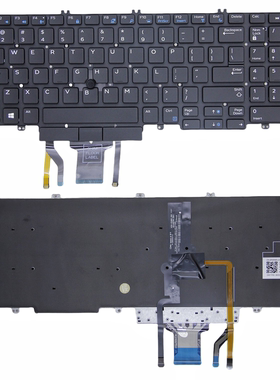 适用 戴尔Precision 7530 7730 E7530 7740 7540 M7530 P74F键盘
