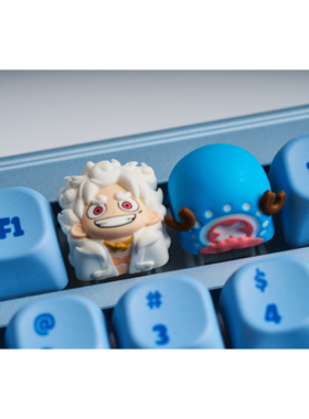 键帽键盘单个客制化个性单颗1U海贼王航海王路飞乔巴增补树脂定制