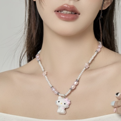 原创Hellokitty猫锁骨链