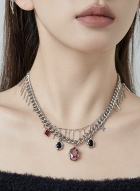 Starfire铜合金女锁骨链