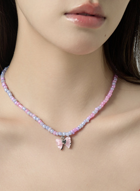 Starfire米珠女锁骨链