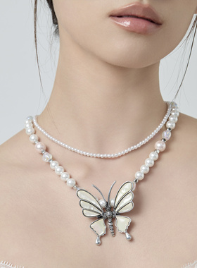 Starfire仿珍珠女锁骨链