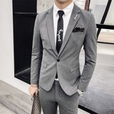 秋季新款韩版修身小西装高品质西服外套A445-XZ37-P145，男装西服套装，电商A445