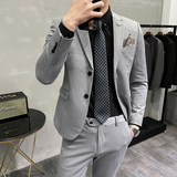 长期做不断货#秋装新款西装高品质休闲西服套装LJT71-P180，男装西服套装，电商A445
