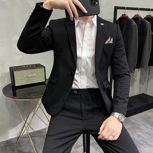 长期做不断货#大码不加价 韩版小西装高品质西服两件套LJT70-P180图片