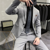 长期做不断货#大码不加价韩版小西装高品质西服两件套LJT70-P180，男装西服套装，电商A445