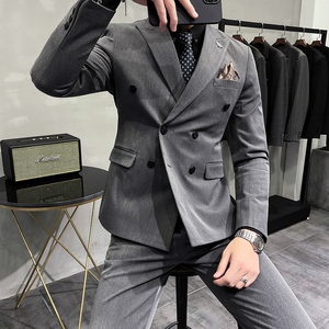 长期做不断货#秋装新款韩版小西装高品质西服两件套LJT72-P180图片