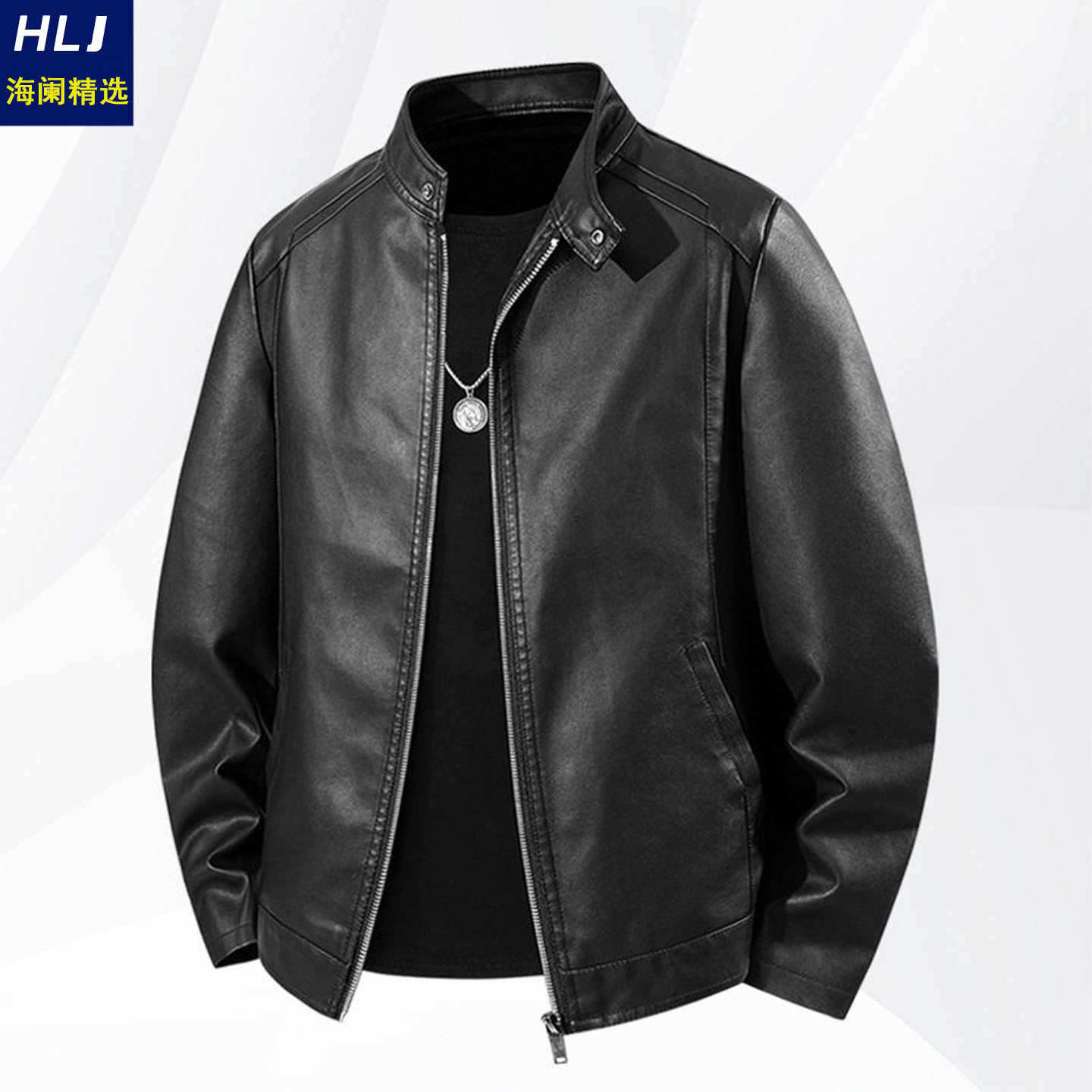 皮衣2026新款今年流行爆款夹克外套男加绒机车服冬季青年跨境新品