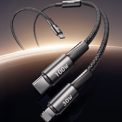 睿量100W一拖二快充线