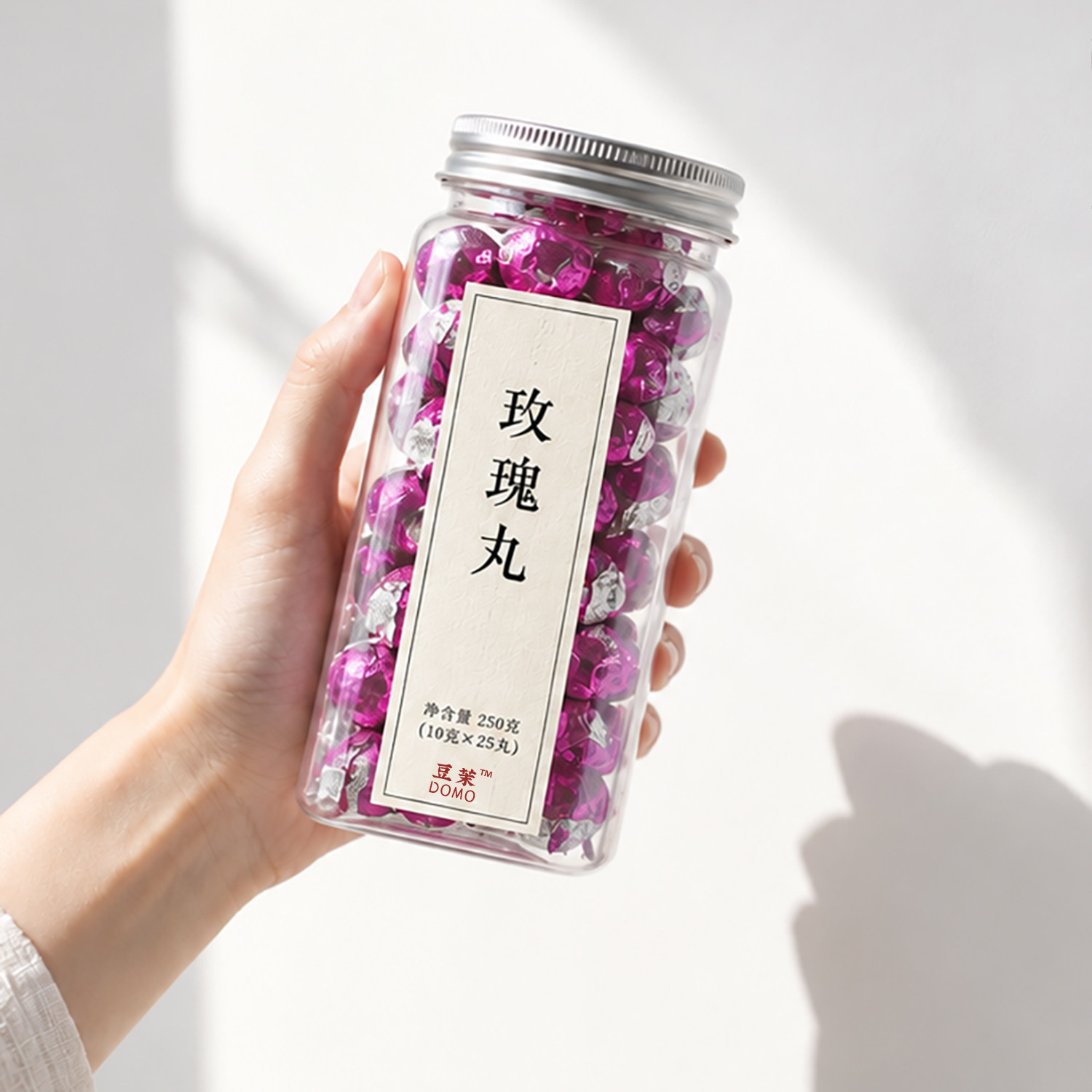 玫瑰丸营养平阴重瓣新鲜花瓣辟谷上班无糖精零食手工健康糕点即食