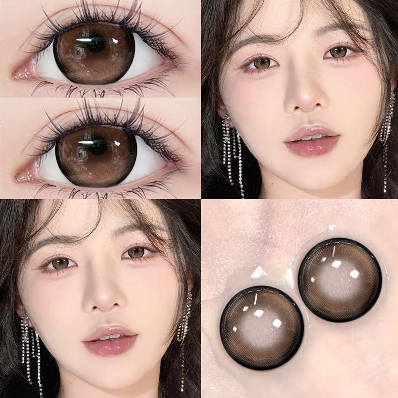 大大卷咖啡棕美瞳2片装半年抛清透正品自然透亮官网隐形眼镜EJLK,隐形眼镜/护理液,彩色隐形眼镜,淘宝优惠券,粉丝福利购,淘宝优惠卷