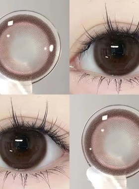 高光巧咖美瞳日抛30片棕色大小直径女正品隐形眼镜官网旗舰店6xx