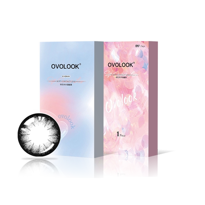 大美目黑美瞳半年抛25新款黑色大直径隐形眼镜正品官方旗舰店3xx