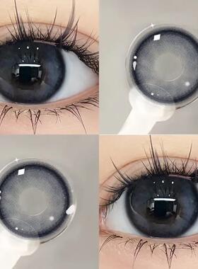 蓝色美瞳日抛30片小直径混血款女彩色隐形眼镜官方正品旗舰店8xx