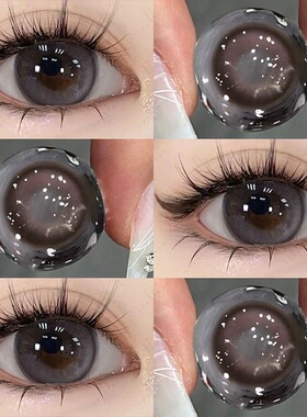 粉棕色美瞳日抛30片大小直径温柔氛围感自然款隐形眼镜旗舰店8xx