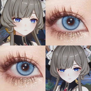 木偶原神cos蓝色美瞳日抛桑多涅二次元隐形眼镜官网旗舰店泽yc