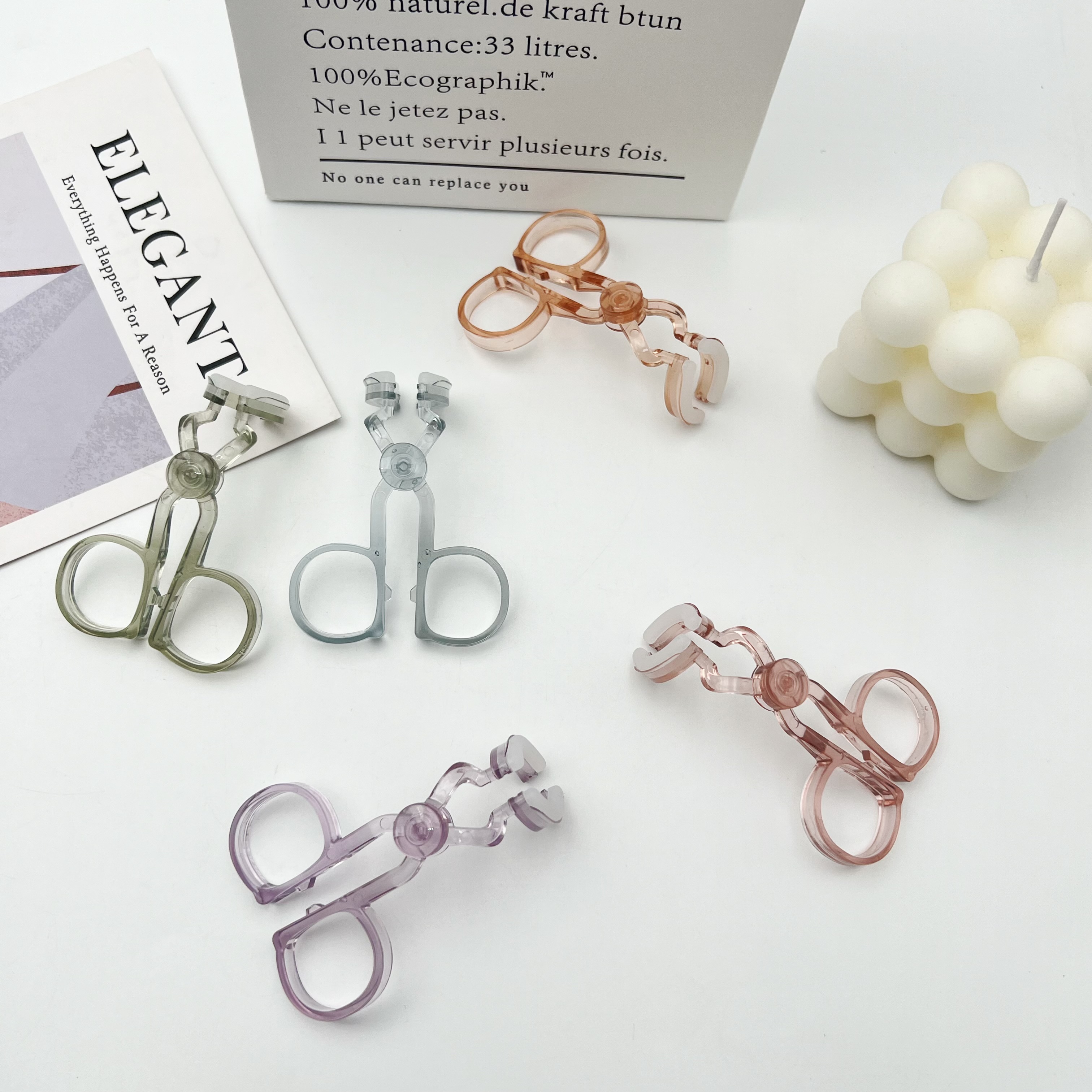 新手扩眼带美瞳辅助工具眼睛撑大器近视隐形眼镜固定器取夹工具zy